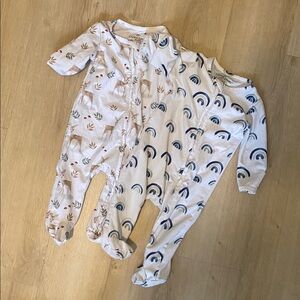 Caden Lane 0-3M pajama bundle